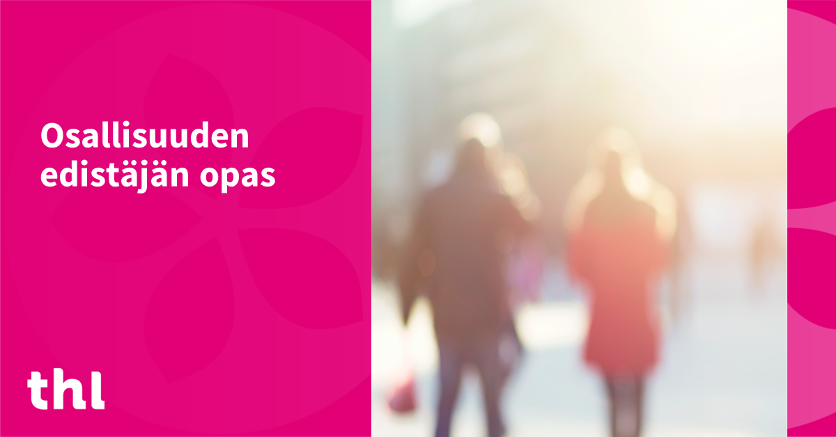 Osallisuuden edistäjän opas, kuvituskuva.