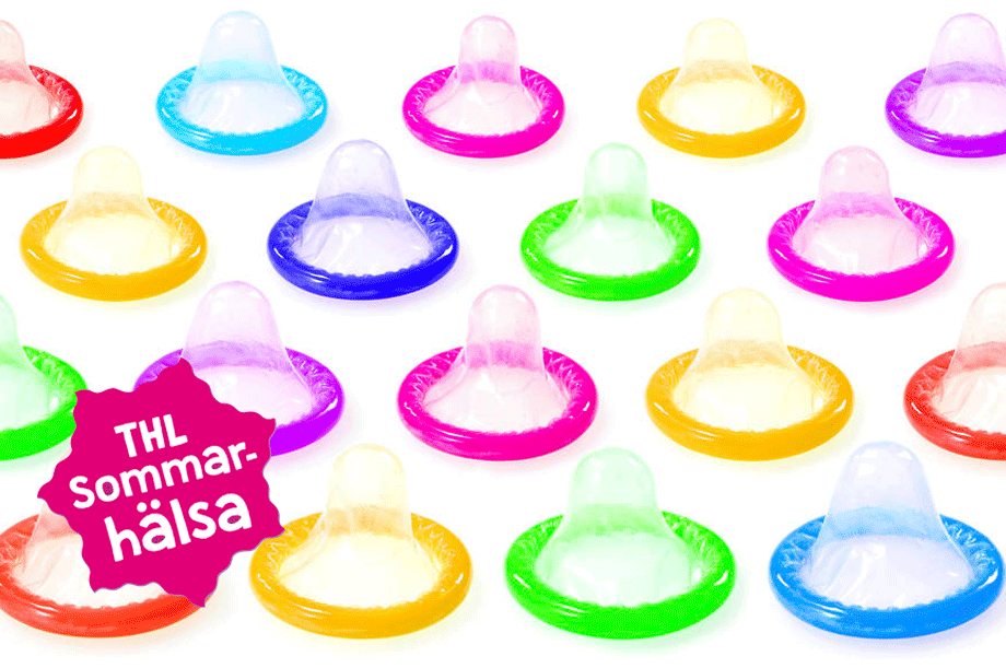 Kondom med olika färger