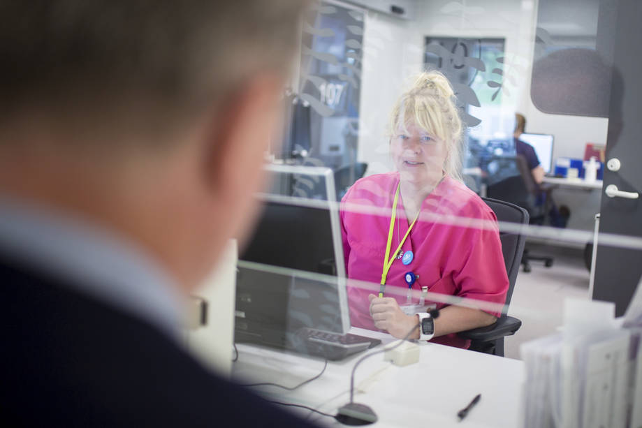 Asiakas terveys- ja hyvinvointikeskuksessa