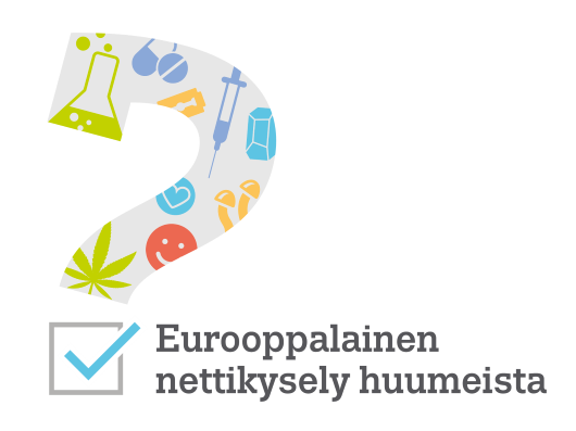 Eurooppalainen nettikysely huumeista -logo.