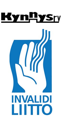 Kynnys ry:n ja invalidiliiton logot.