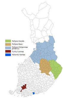Finriski 2012 - tutkimusalueet