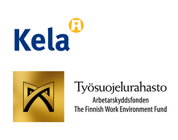 Kelan ja Työsuojelurahaston logot.