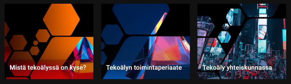 Mistä tekoälyssä on kyse?Tekoälyn toimintaperiaateTekoäly yhteiskunnassa