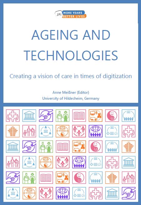 Raportin kansikuva, ikoneja.