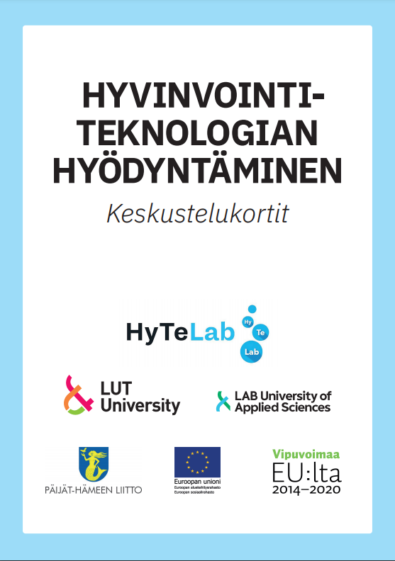 Hyvinvointiteknologian hyödyntäminen: keskustelukortit.