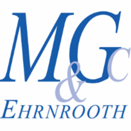 Mary ja Georg Ehrnroothin säätiön logo.