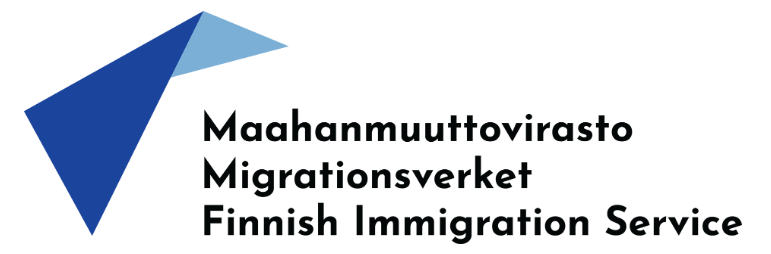 Maahanmuuttoviraston logo.