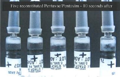 Pentavac 10 sekuntia sekoituksesta