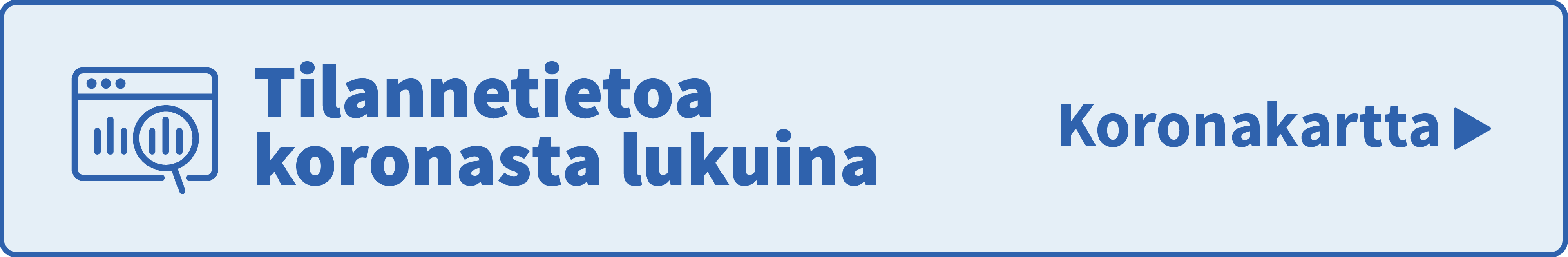 Tilannetietoa koronasta lukuina.