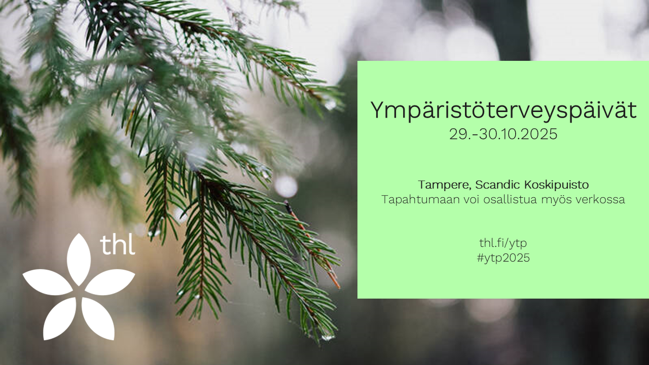 Ympäristöterveyspäivät 2025.