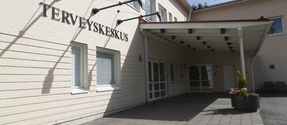 Enterance of Kärsämäki Health Centre