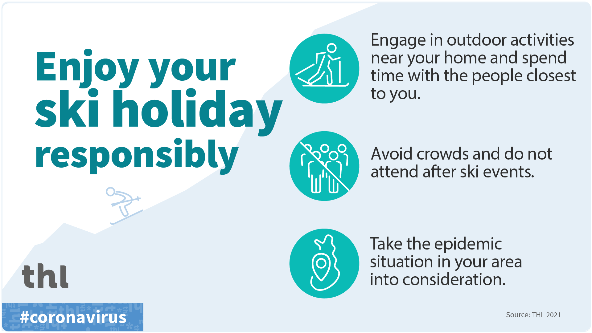 Enjoy your ski holiday responsibly.