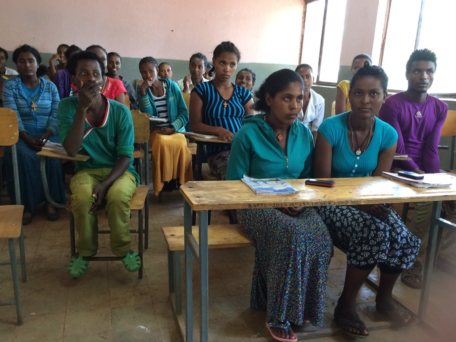 Social workers' training in Amhara.