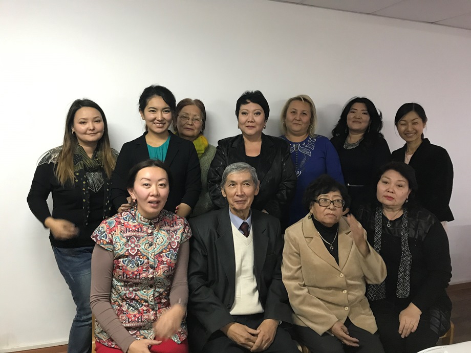 Participants at the Bishkek training