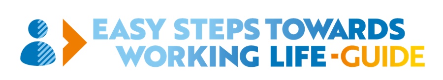 Easy steps toward working life -logo.