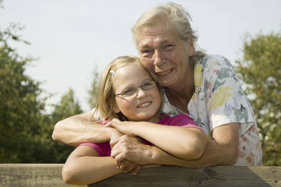 Child and grand parent