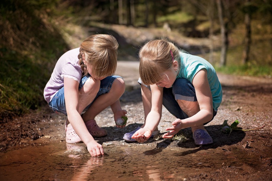 Children playing outside