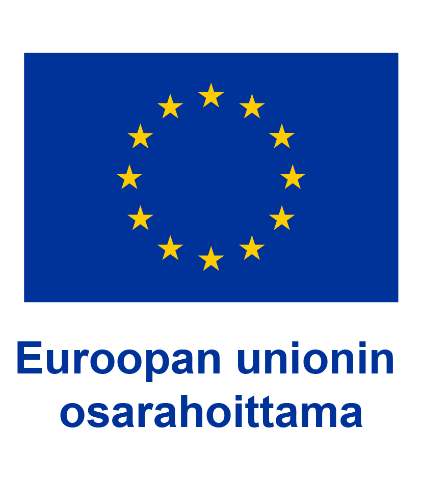 Logo, jossa teksti: Euroopan unionin osarahoittama.