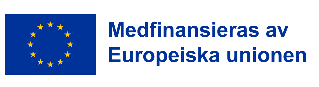 Logo, medfinansieras av Europeiska unionen.